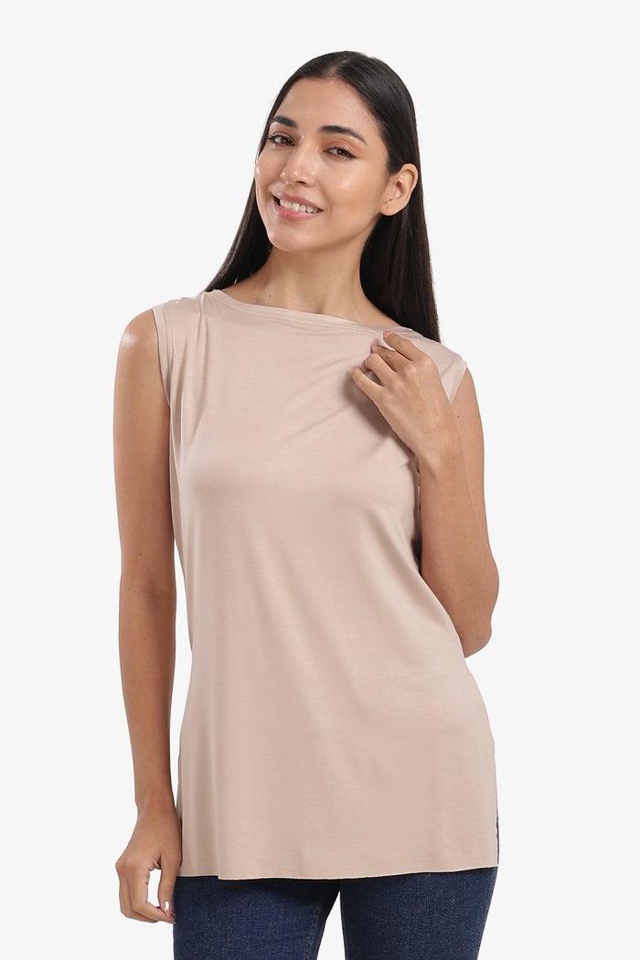 Carina Boat Neck T-Shirt - Image 1